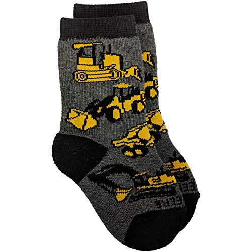 John Deere Boys Construction Crew Socks (Size 4-6) - LP69012