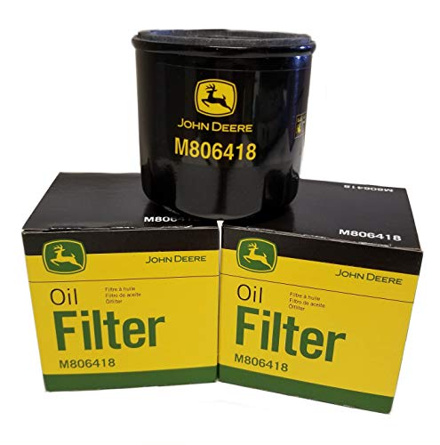 John Deere Original Equipment Package of Three Oil Filters - M806418