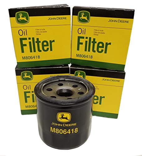 John Deere Original Equipment Package of Five Oil Filters - M806418