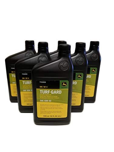 John Deere Turf-Gard SAE 10W-30 Oil Quarts - TY22029 (Qty of 6)