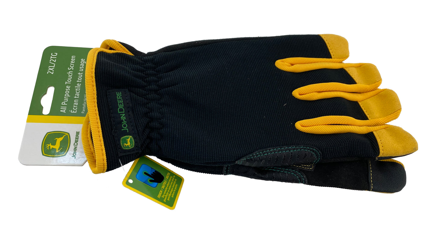 John Deere All Purpose Touch Screen Gloves Mens XXL - LP53536