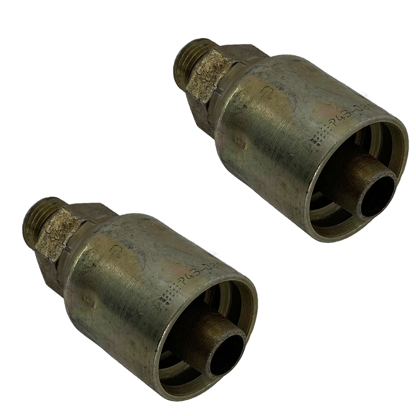 John Deere Original Equipment Hose Fitting 2 Pack - X10543-6-8