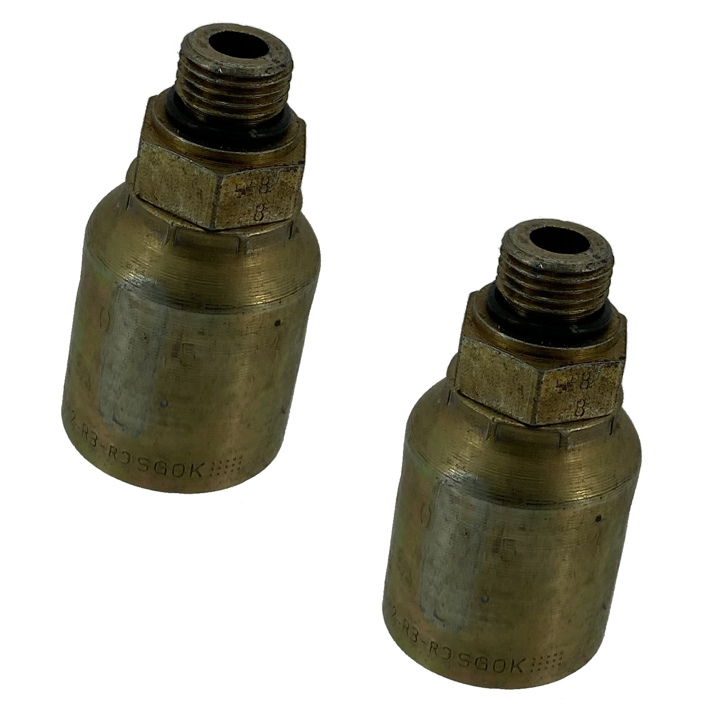 John Deere Original Equipment Hose Fitting 2 Pack - X10543-6-8