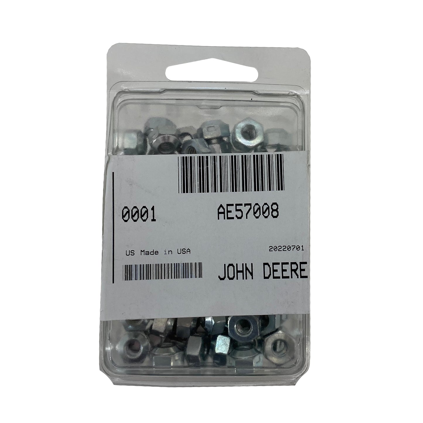 John Deere Original Equipment Nut Kit - AE57008