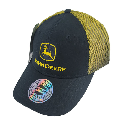 John Deere Black & Yellow Gradient Hat/Cap - LP77522