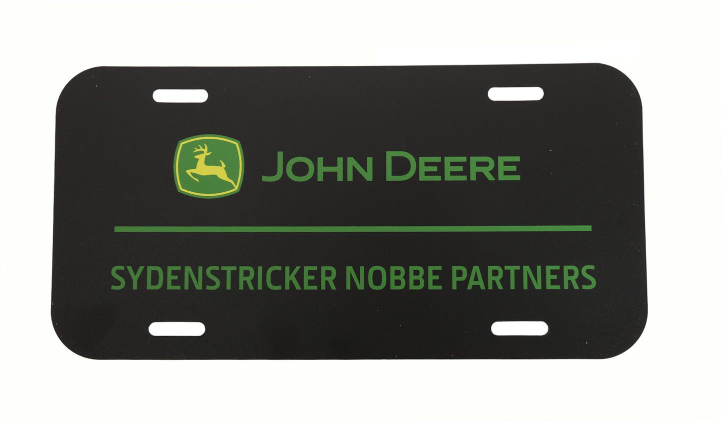 John Deere "Sydenstricker Nobbe Partners" License Plate - LP85908