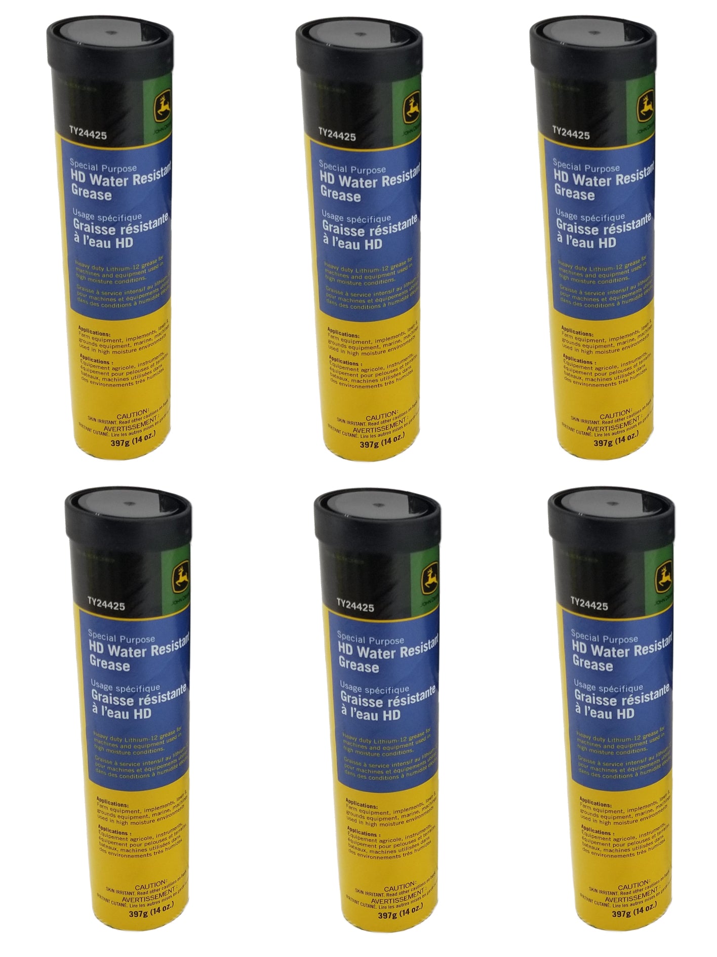 John Deere Special Purpose HD Water Resistant Grease (6-PACK) - TY24425