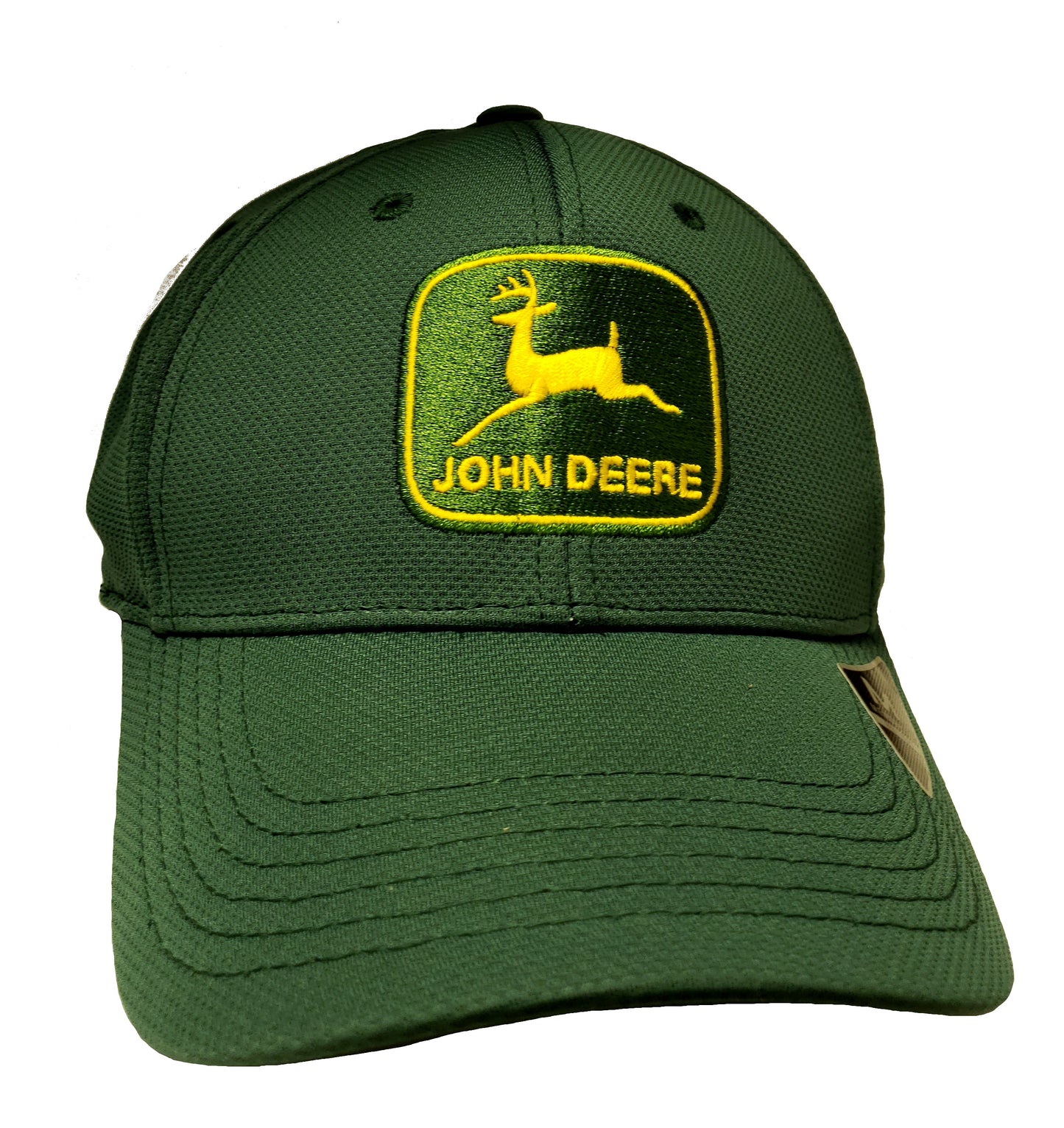 John Deere Mens Green Memory Fit Cap - LP70334