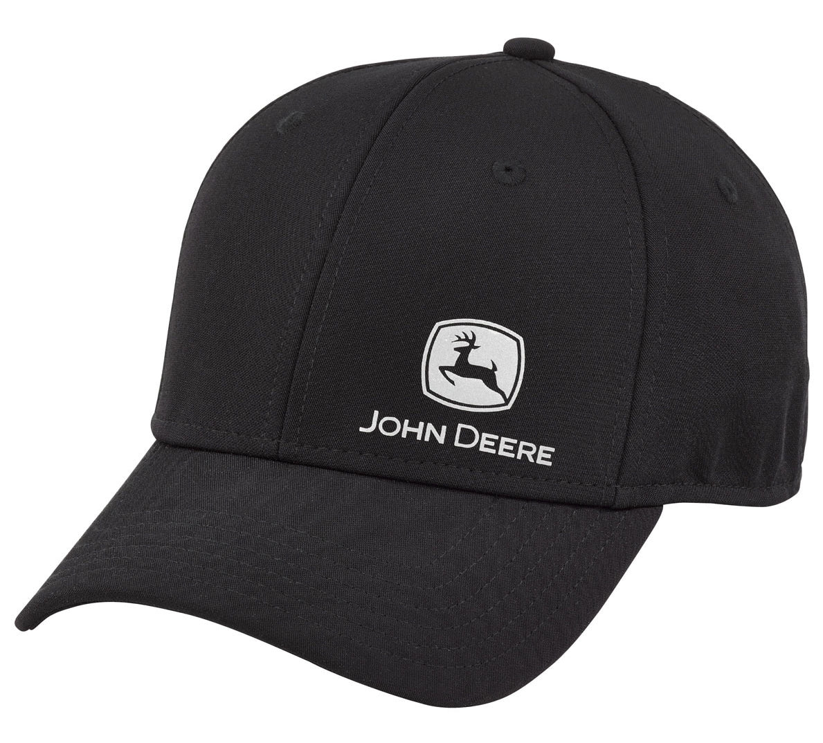 John Deere Men's Black Reflective Performance Cap/Hat - LP69119
